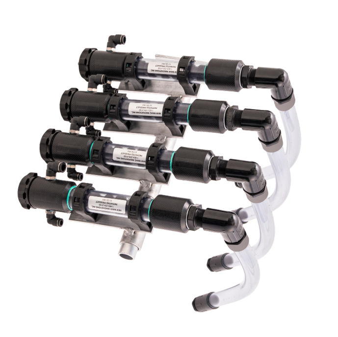 Quad Elephant Ear Set on One Mount – One Side