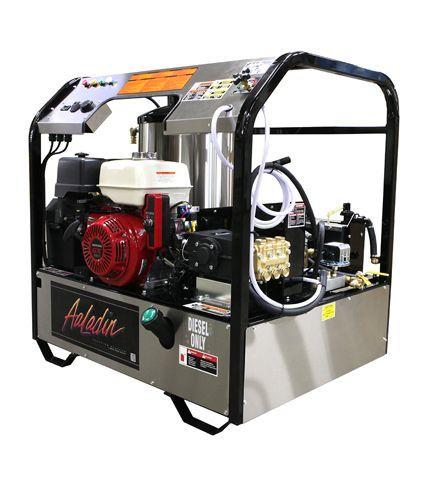 42 Series horizontal gas or diesel driven skid pressure washer
