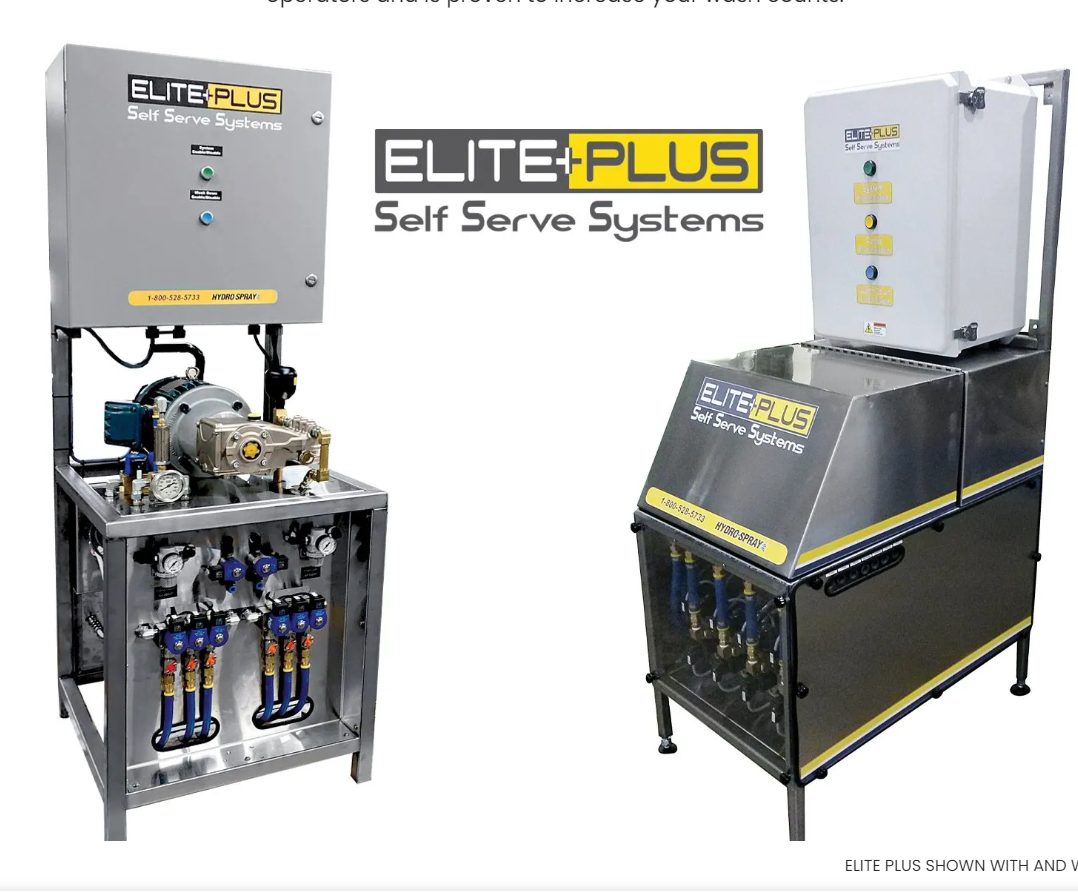 Elite Plus self-serve car wash system