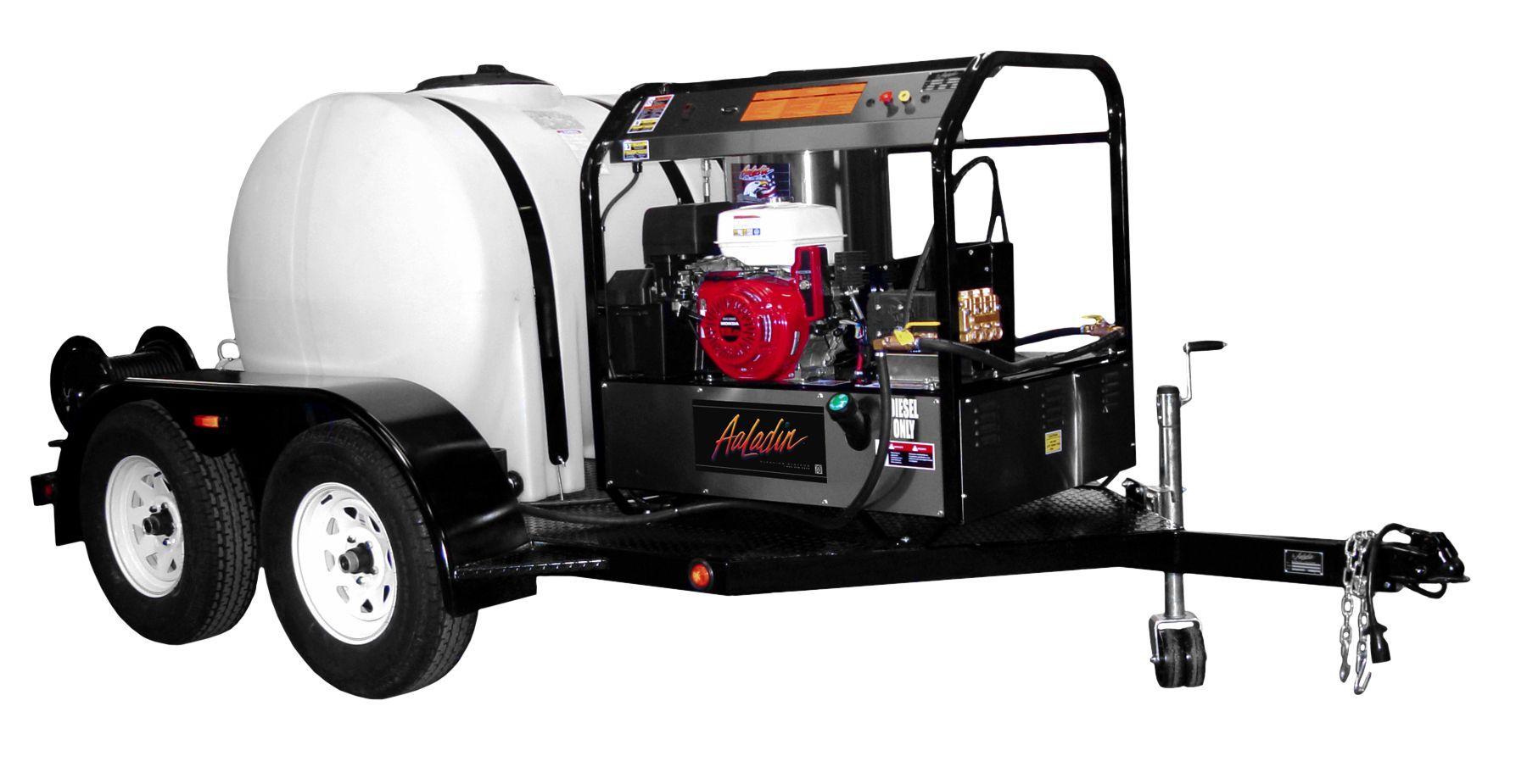 Entrepreneur III mobile pressure washer trailer